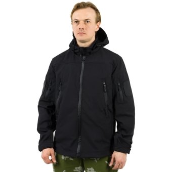 Military softshell jacket Black