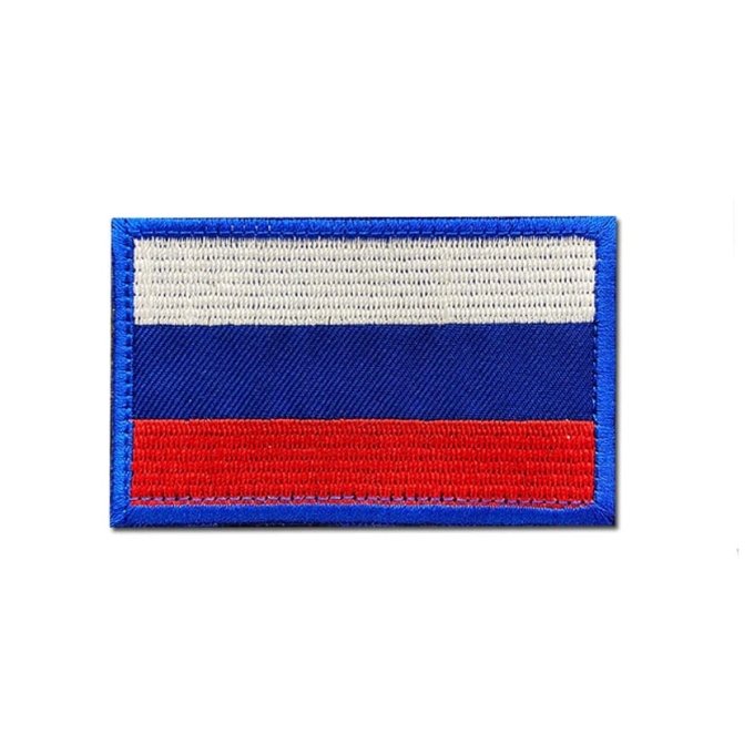 Parche militar bordado bandera rusa - Imagen 2
