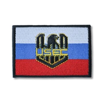 Parche Escape from Tarkov con bandera rusa y símbolo USEC