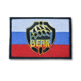 Parche de Escape from Tarkov con oso y bandera rusa