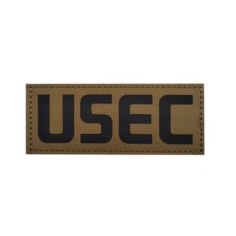Parche bordado Escape from Tarkov con letras USEC
