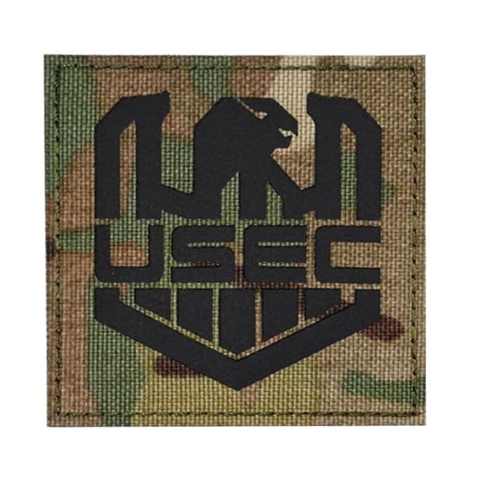 Parche bordado reflectante USEC de Escape from Tarkov