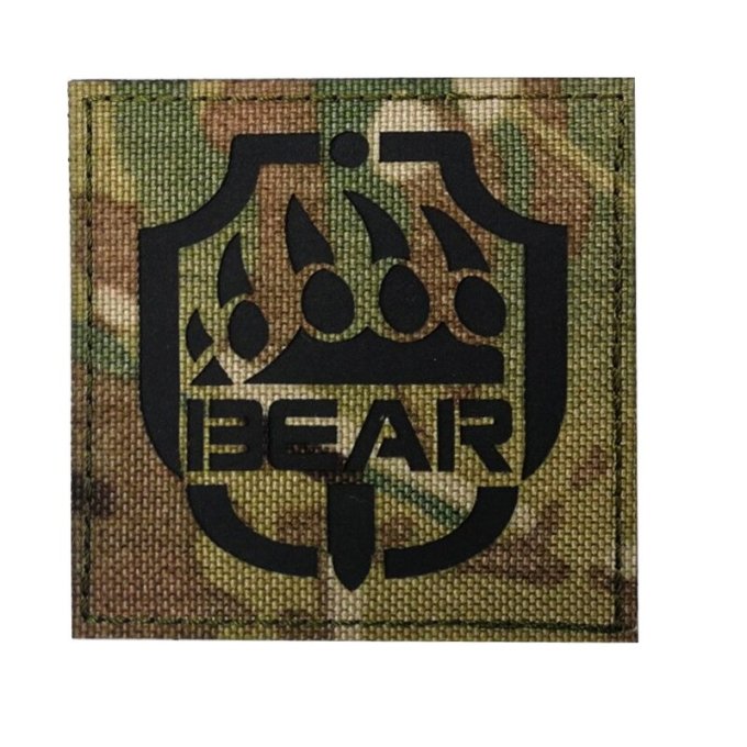 Parche bordado reflectante Escape from Tarkov – Oso
