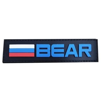 patch bear tarkov russian flag Blue