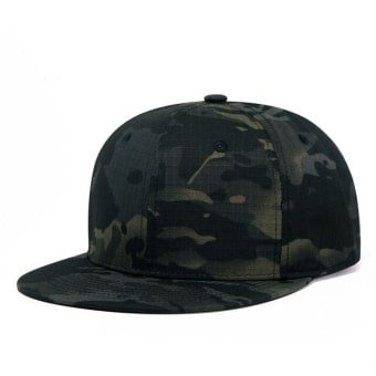 Gorra Snapback Camuflaje Original – Multicam Negra