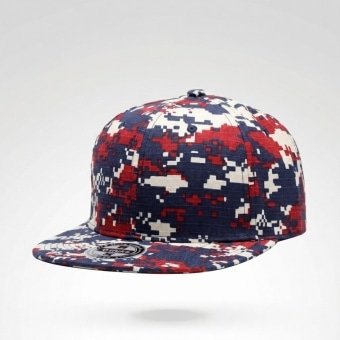 Camo Snapback Original – Digital Red & Blue