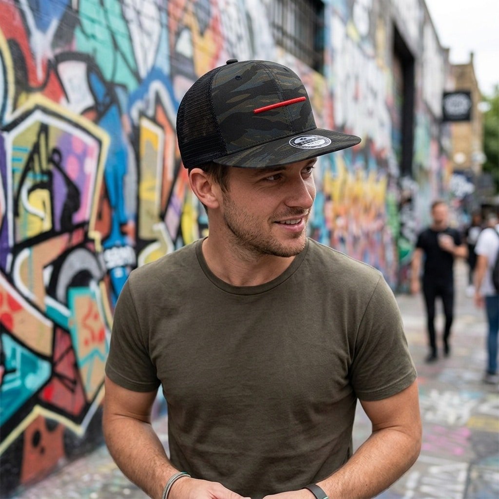 Camo Snapback Red Line – Tigerstripe