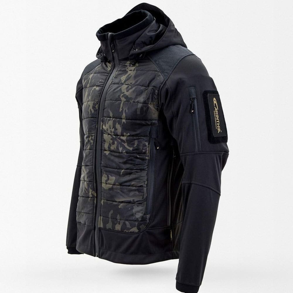 Chaqueta puffer camuflaje negra "Shadowstrike" S1 - Imagen 2