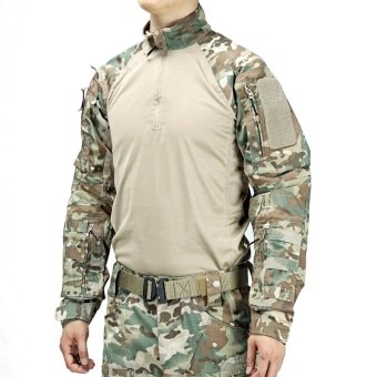 Camisa táctica de combate camuflada Molle Arms Packed