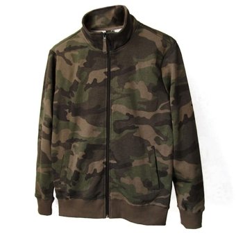 Sudadera con cremallera camuflaje Zamok