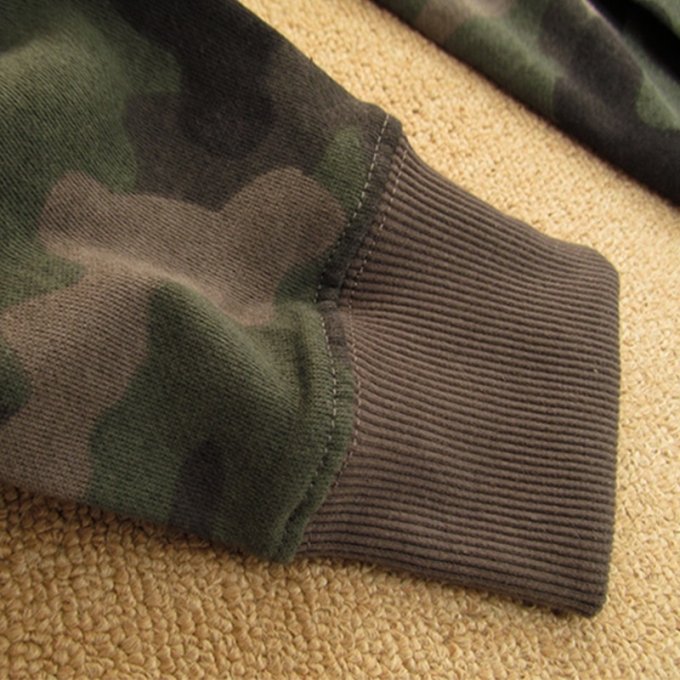 Sudadera con cremallera camuflaje Zamok - Imagen 5