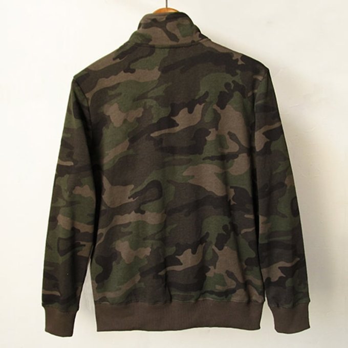 Sudadera con cremallera camuflaje Zamok - Imagen 2
