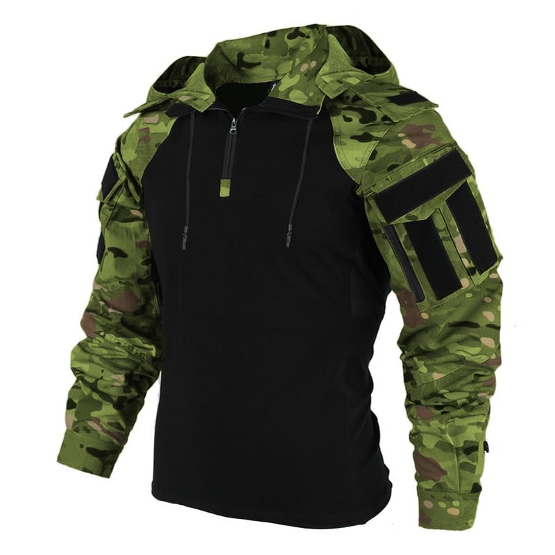 Sudadera táctica con capucha camuflaje YZ