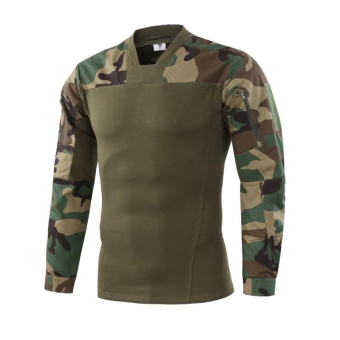 Camisa de combate V-Sport para clima cálido