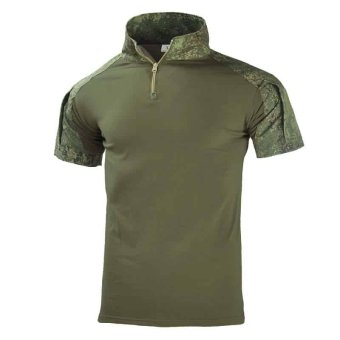 Camisa de combate tipo G3 camuflaje de manga corta