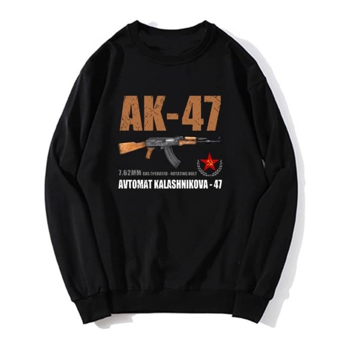 Sudadera AK-47 con cuello redondo