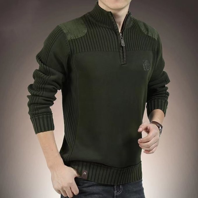 Sudadera táctica militar con media cremallera - Imagen 2