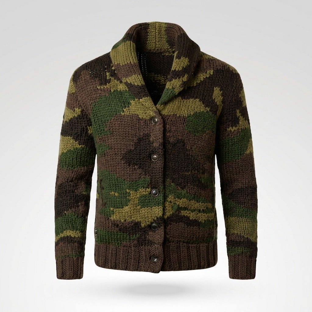 Cárdigan de camuflaje para hombre "Waves" OG