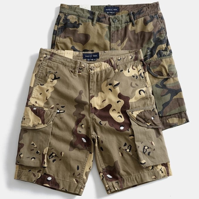 Shorts cargo de camuflaje ligeros "Falcon" - Imagen 2