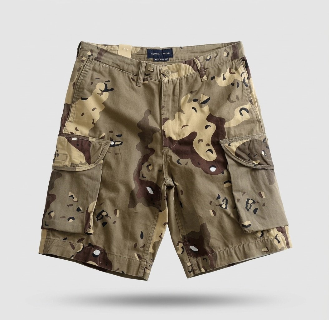 Camo cargo shorts lightweight “Falcon”