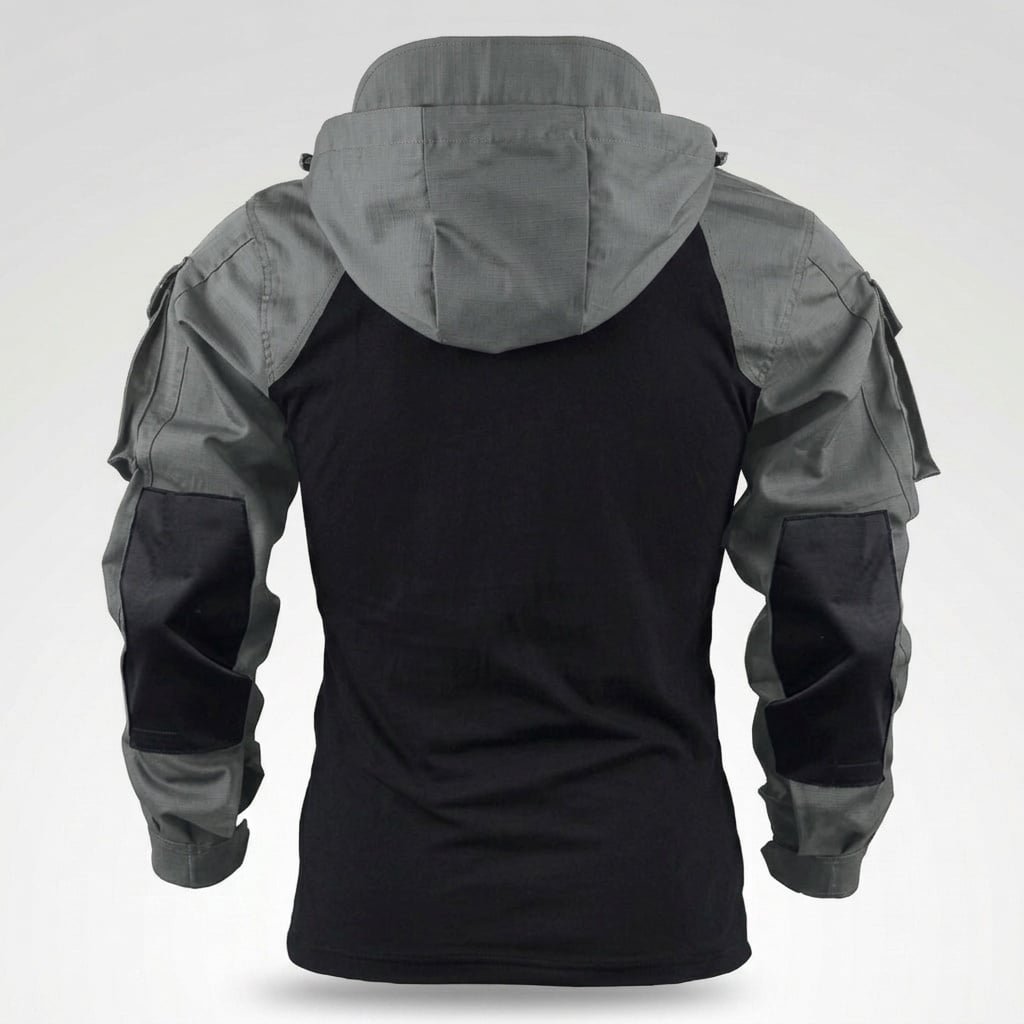 Hooded combat shirt “YZ”