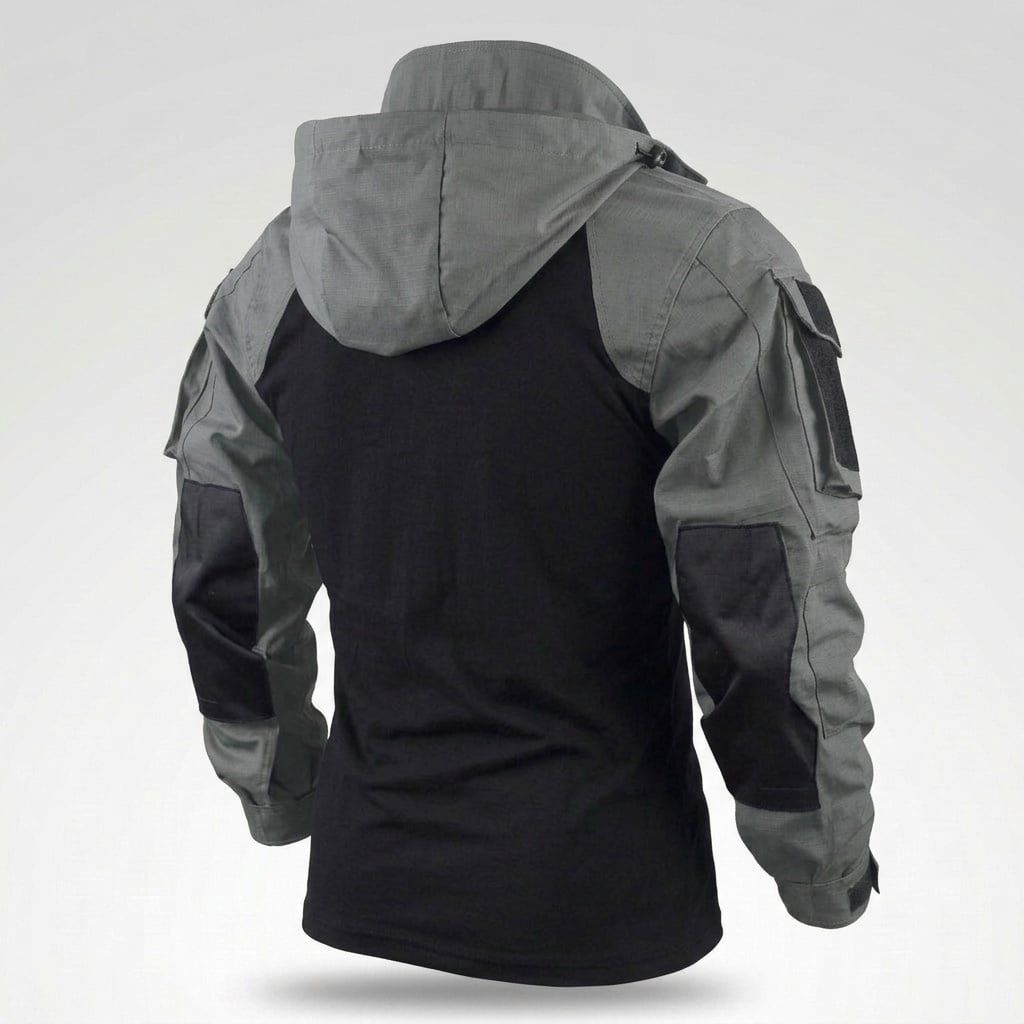 Hooded combat shirt “YZ”