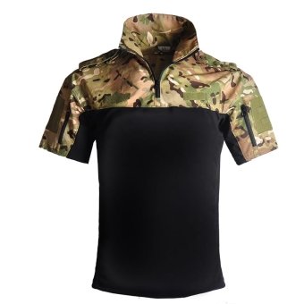 Camisetas tácticas de combate de manga corta camuflaje "Dolg"