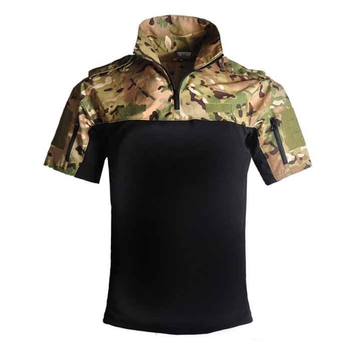 Camisetas tácticas de combate de manga corta camuflaje "Dolg"