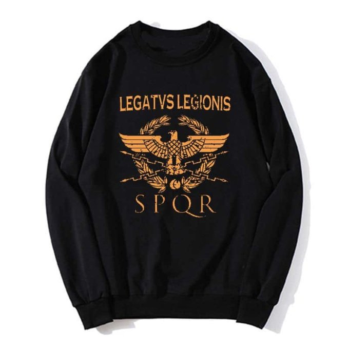 Sudadera SPQR de cuello redondo