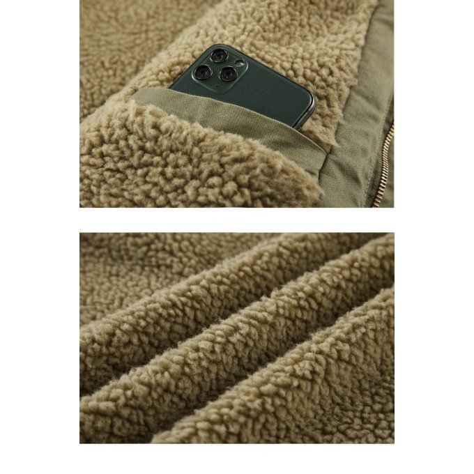 Chaqueta militar vintage con capucha - Imagen 4