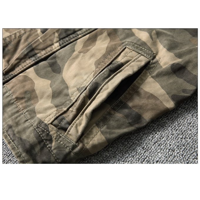 Chaqueta camuflaje militar vintage - Imagen 4