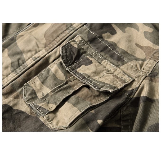 Chaqueta camuflaje militar vintage - Imagen 5