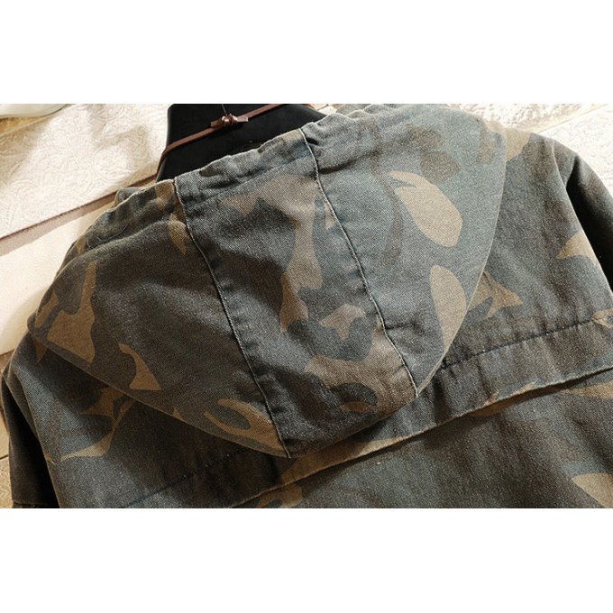 Chaqueta de camuflaje vintage - Imagen 7