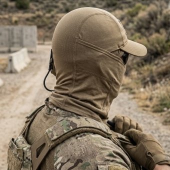 Coyote brown balaclava “Mobius”