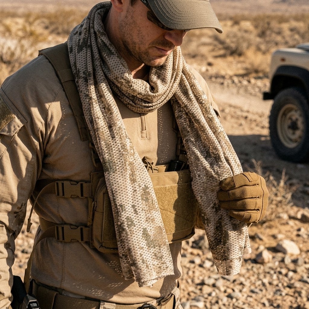 Digital desert scarf