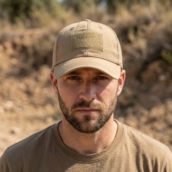 Khaki tactical cap