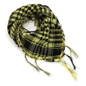 Shemagh amarillo y negro