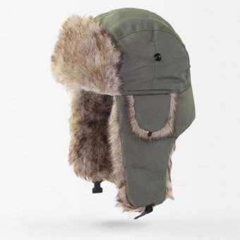 Gorro traper verde militar