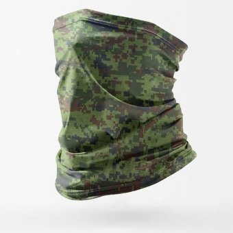Braga de cuello camuflaje digital verde EMR