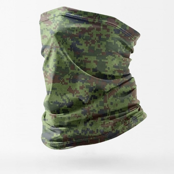 Braga de cuello camuflaje digital verde EMR