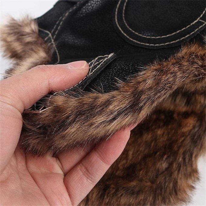 Gorro aviador de cuero - Imagen 3
