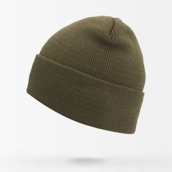 Gorro militar de punto verde