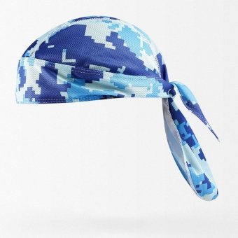 Bandana camuflaje digital azul