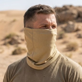 Desert tan neck gaiter