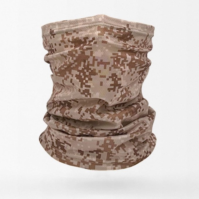 Braga de cuello camuflaje desierto digital