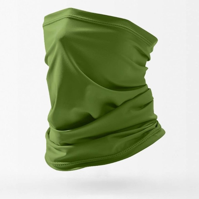 Braga de cuello verde militar