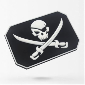 Parche PVC Calavera Pirata