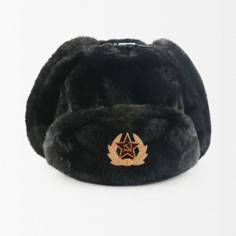 Ushanka militar de piel Ejército Rojo