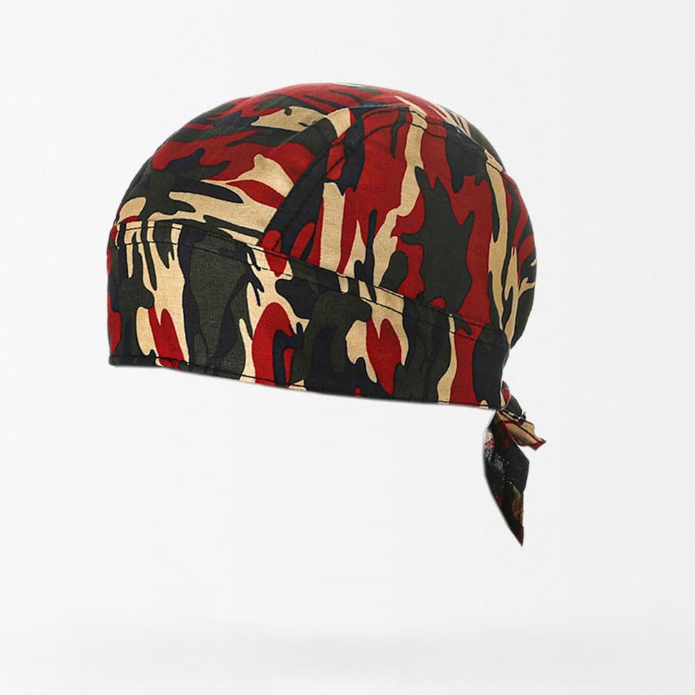 Bandana de camuflaje rojo