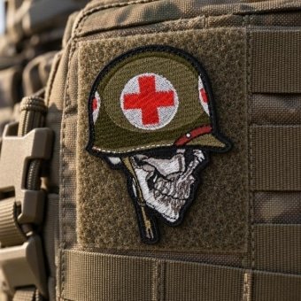 Skull medic patch